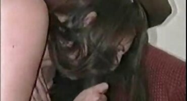 Mature blonde with tattoos fucking a passionate man on the couch